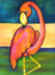 "Flamingo" painted by Karen Fincannon - Click to visit her website.